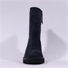 Paul Green Block Heel Ankle Boot - Navy Suede